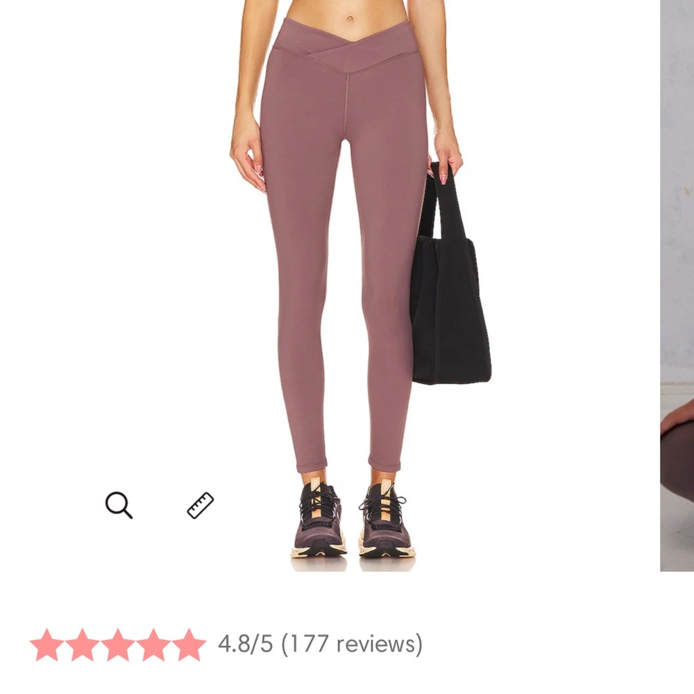 NUBYEN LLEIDA HIGH RISE SURPLICE FRONT V WRAP LEGGING